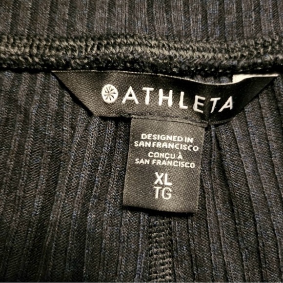 Athleta Ribbed Flare Yoga Pants—Size XL - Picture 3 of 6